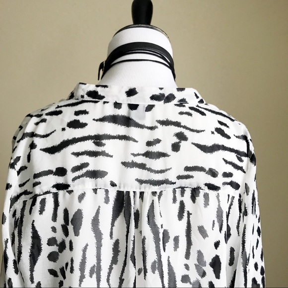 Forever21 Leopard Print Blouse - Picture 5 of 7